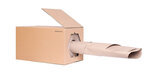 Lot de 4 rouleaux de papier de calage en kraft brun 30cm x 250m