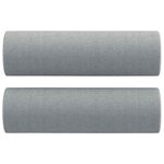 vidaXL Ensemble de canapés 3 Pièces coussins gris clair tissu