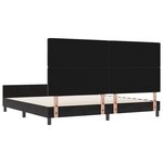 Literie vidaXL Noir 200x200 cm Velours