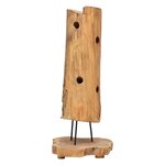 vidaXL Casier à bouteilles pour 8 bouteilles 40x30x80 cm Teck massif