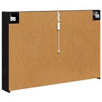 vidaXL Armoire Miroir de Salle de Bain Chêne noir 103 5 x 15 5 x 70 cm