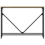 vidaXL Table console chêne sonoma 102x22 5x75 cm bois d'ingénierie