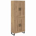 vidaXL Haut Armoire Chêne artisanal 69 5 x 34 x 180 cm