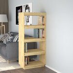 vidaXL Bibliothèque/Séparateur de pièce 60x35x135 cm pin massif