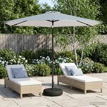 vidaXL Parasol de jardin avec lumières LED et base 300 x 300 cm
