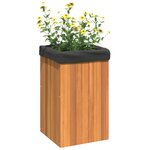 vidaXL Jardinière 35x35x60 cm bois massif d'acacia