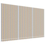 vidaXL Tissu de remplacement pour auvent rayures multicolores 6x3 5 m