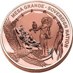Pièce de monnaie en Cuivre 1 Dollar g 155.5 (5 oz) Millésime 2025 Native American Myth SEDNA