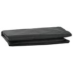 vidaXL Housse de Table Extérieure Noir 62 x 62 x 10 cm Tissu 420D