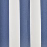 vidaXL Toit d'auvent toile bleu et blanc 3 x 2 5 m (cadre non inclus)