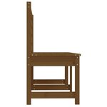 vidaXL Banc de jardin marron miel 157 5 cm bois de pin massif