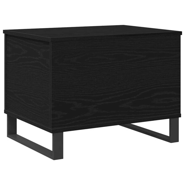 vidaXL Table Basse Chêne noir 60 x 44.5 x 45 cm Bois d'ingénierie