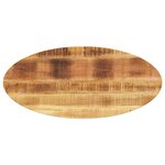 vidaXL Dessus de table 100x50x2 5 cm ovale bois massif de manguier
