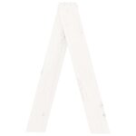 vidaXL Tabourets lot de 2 blanc 40x40x60 cm bois massif de pin