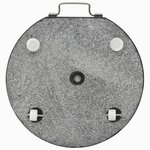 vidaXL Socle de parasol Granite 28 5 kg Rond Noir