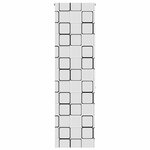 vidaXL Store enrouleur de douche 70x240 cm largeur du tissu 66 cm