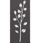 vidaXL Portant de bois chauffage noir 40x30x80 cm