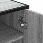 vidaXL Étagère à chaussures sonoma gris 48x38x97 5 cm bois ingénierie