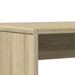 vidaXL Ensemble table à manger et bancs 3 Pièces bois d'ingénierie