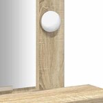 vidaXL Table de Toilette Marron 50 x 41 x 140 cm Bois d'ingénierie