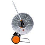 vidaXL Chariot d'enrouleur de tuyau de 110 m 1/2" ou 80 m 3/4" acier