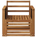 vidaXL Sofa de milieu extérieur Naturel