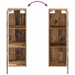 vidaXL Cabinet de Salle de Bain Mural Bois ancien 33 x 34 5 x 60 cm