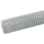 vidaXL Grillage pour volière acier galvanisé 10x0 5 m argenté