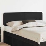 vidaXL Tête de lit Chêne noir 160 cm Bois d'ingénierie