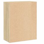 vidaXL Bibliothèque à 2 niveaux chêne sonoma bois d'ingénierie