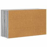 vidaXL Buffet Gris Sonoma 100 x 35 x 59 cm Bois d'ingénierie