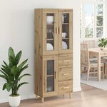 vidaXL Haut Armoire avec tiroir Chêne artisanal 69 5 x 34 x 180 cm