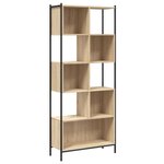 vidaXL Bibliothèque chêne sonoma 72x28x172 cm bois d'ingénierie