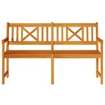 vidaXL Banc de jardin 150x55 5x90 cm Acacia massif