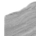 vidaXL Tête de lit Gris Sonoma 90 cm Bois d'ingénierie
