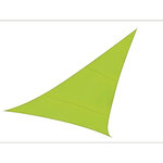 Perel Voile d'ombrage  hydrofuge  3 6 x 3 6 x 3 6 m  160 g/m²  polyester  triangulaire  vert lime