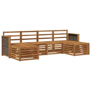 vidaXL Ensemble de canapés d'extérieur 5 pc