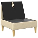 vidaXL Sofa avec rangement Tissu