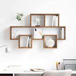 vidaXL Étagère Murale Bois ancien 82 x 15 x 51 cm Bois d'ingénierie