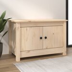 vidaXL Armoire à chaussures 70x38x45 5 cm Bois de pin massif