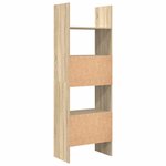 vidaXL Bibliothèque Chêne sonoma 60x35x180 cm Bois d’ingénierie