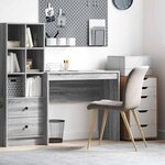 vidaXL Bureau Sonoma gris 90 x 40 x 76 cm Bois d'ingénierie