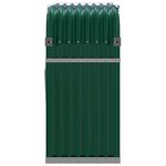 vidaXL Porte-bûches vert 120x45x100 cm acier galvanisé