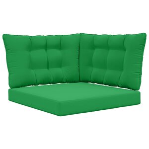 vidaXL Coussin de canapé d'extérieur Polyester Vert 68 5 x 68 5 cm