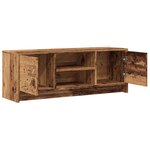 vidaXL Meuble TV vieux bois 102x30x37 5 cm bois d'ingénierie