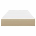 vidaXL Matelas de Lit avec matelas Vert 90 x 190 cm tissu