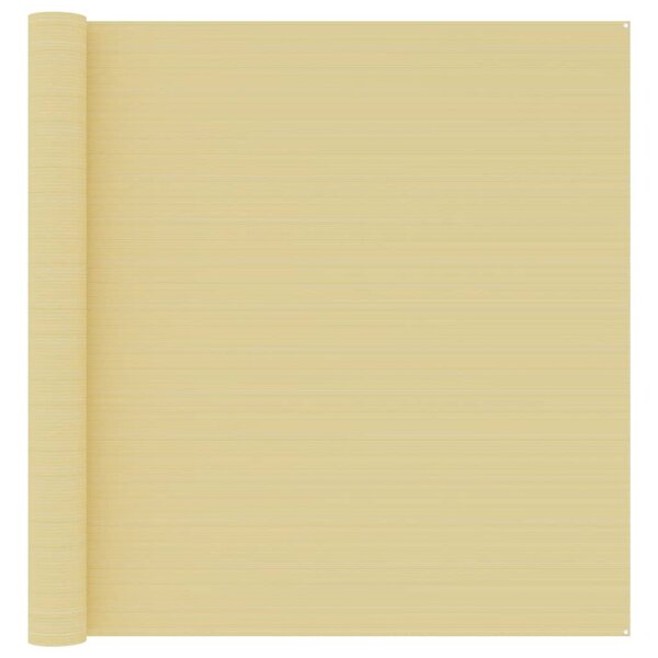 vidaXL Tapis de tente 400x600 cm Beige