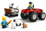 LEGO City - Tracteur Agricole Rouge avec Remorque et Moutons - Set de Construction 60461 pour Enfants
