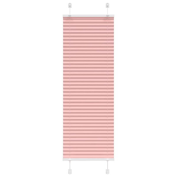 vidaXL Store plissé rose 40x150 cm largeur du tissu 39 4 cm polyester