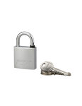 THIRARD - Cadenas à clé Mach 3  laiton nickelé  extérieur  anse inox  40mm  2 clés - THIRARD